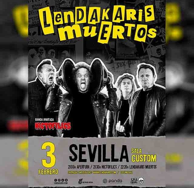 Concierto Lendakaris Muertos Y Nictofilics En Custom Sevilla 2023