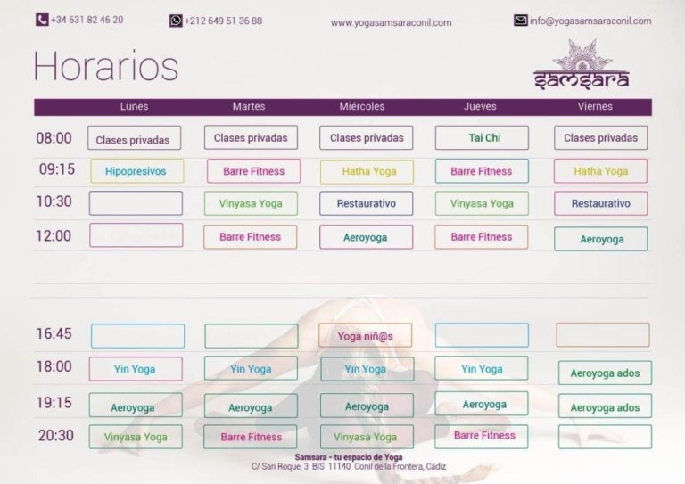 Samsara Conil Horarios 768x543