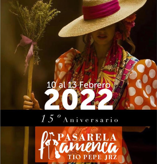 XV Pasarela Flamenca Jerez Tío Pepe 2022 en las bodegas de González Byass
