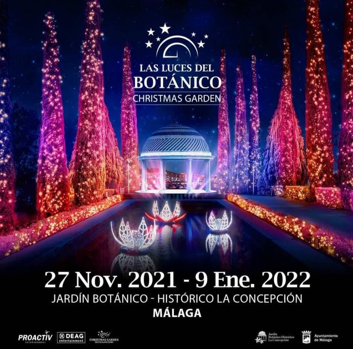 Las Luces del Botánico en el Jardín Botánico – Histórico La Concepción de Málaga