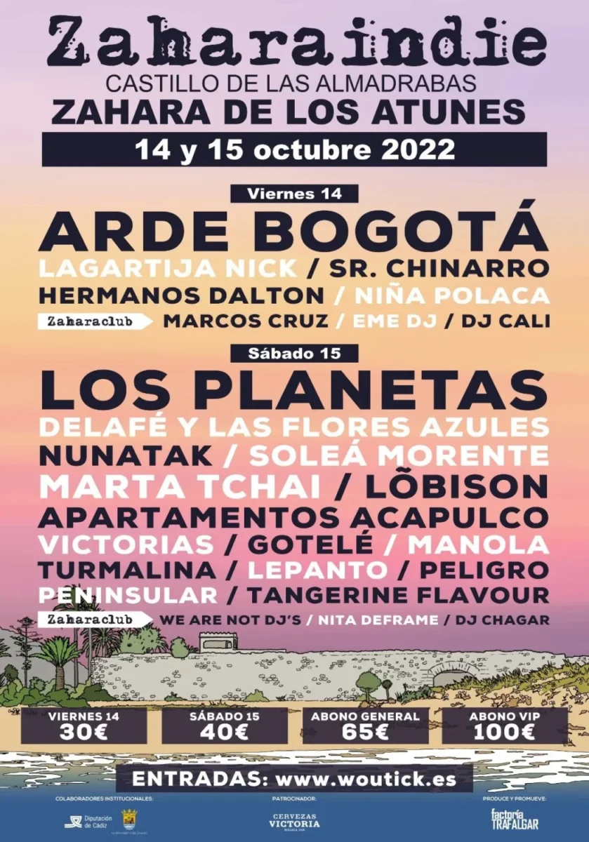 CANCELADO - Zahara Indie - Festival de música independiente de Zahara de los Atunes
