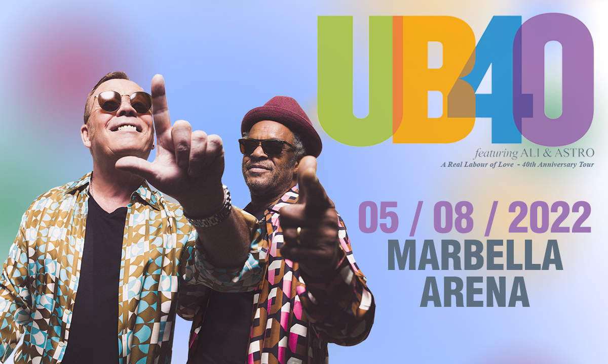 Concierto UB40 Gira 'A Real Labour of 40th anniversary tour' en Auditorio Marbella Arena