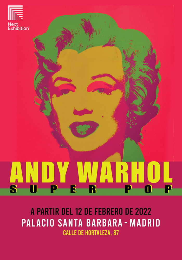 Exposición Andy Warhol 'Super Pop' en el Palacio de Santa Barbara Madrid