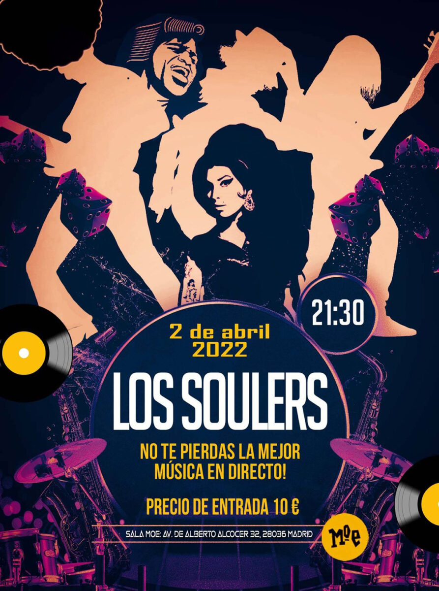 Actuación de Los Soulers en Moe Club Madrid