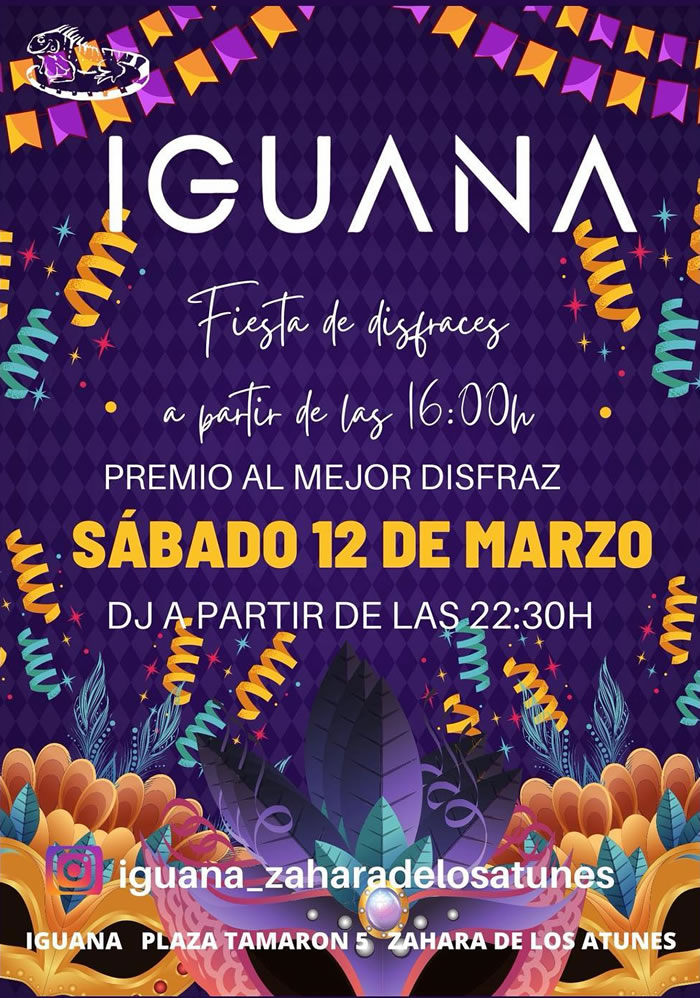 Fiesta de Disfraces - Carnaval en La Iguana Zahara