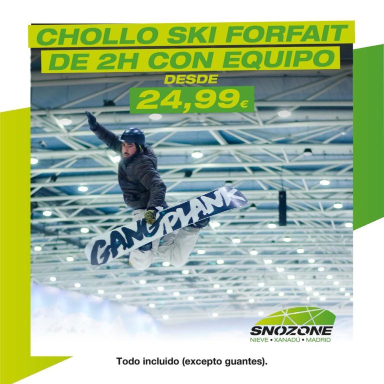 2h Fortait ski ropa y equipo en Snozone Madrid 768x767