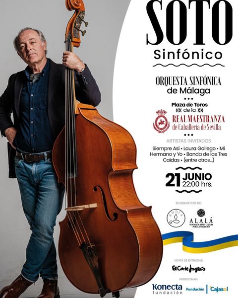Soto Sinfónico con la orquesta sinfónica de Málaga en La Real Maestranza de Sevilla