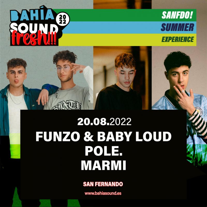 Concierto de Funzo & Baby Loud + Pole + Marmi en Bahía Sound 2022 San Fernando