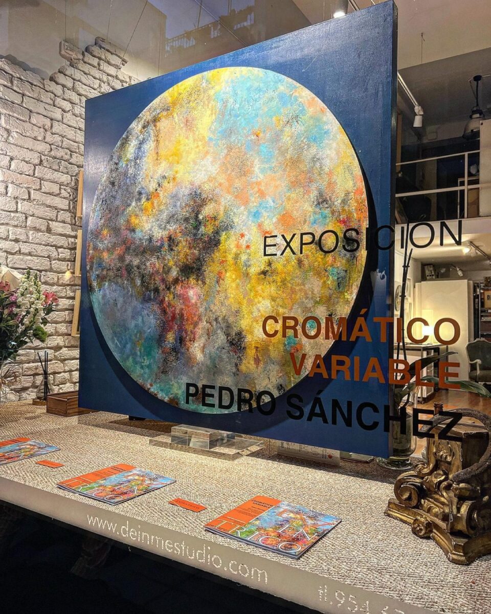 Exposición de pintura 'Cromático Variable' de Pedro Sánchez Martín en Espacio Exzentrico