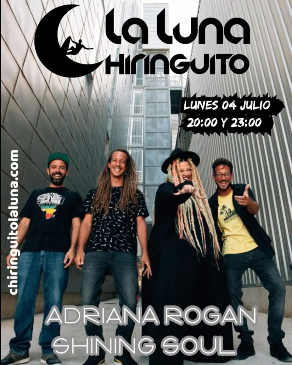Actuación de Adriana Rogan 'Shining Soul' en el chiringuito La Luna