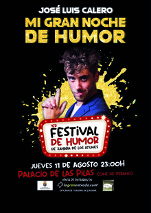 Actuación de José Luis Calero - I Festival de Humor de Zahara de los Atunes