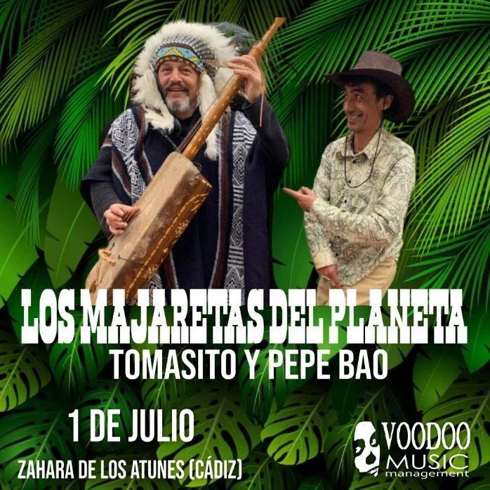 Actuación de los Majaretas del Planeta 'Tomasito y Pepe Bao' en Zahara de los Atunes