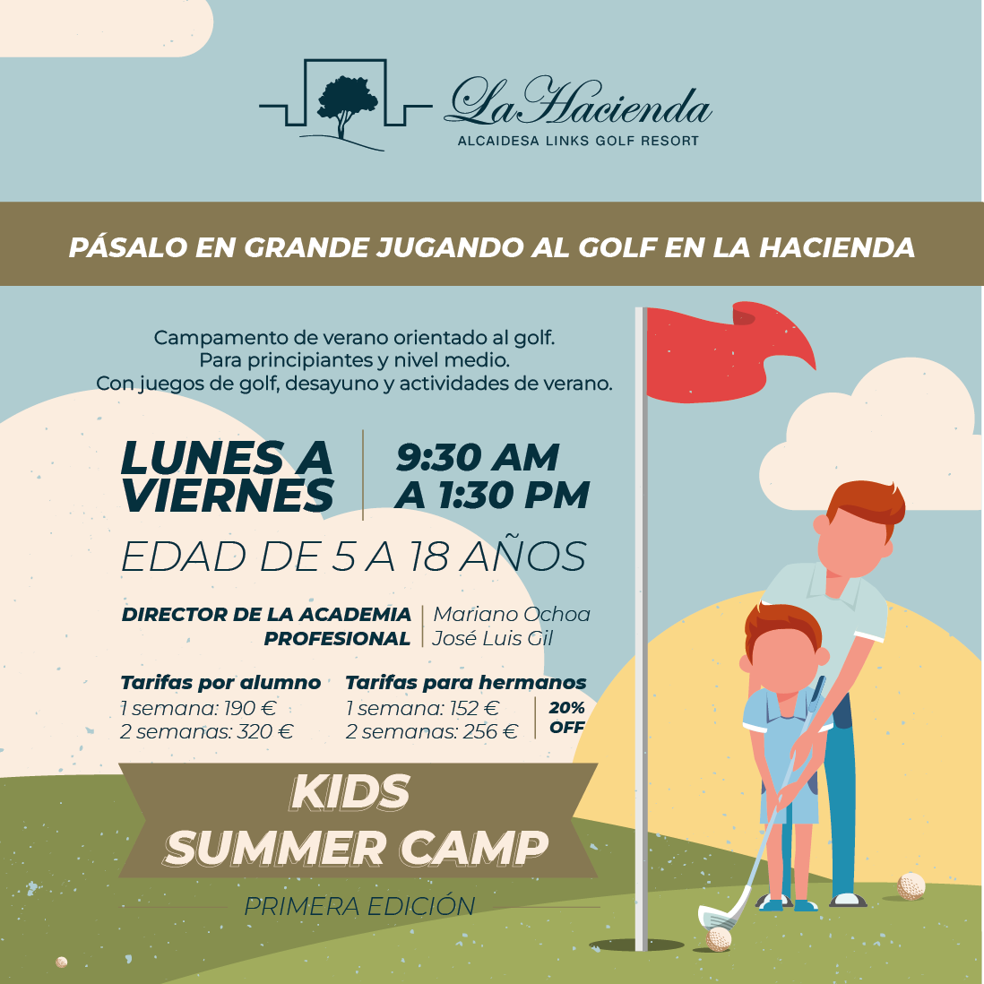 Kids Summer Golf Camp - Campamento de Verano en la Alcaidesa Golf