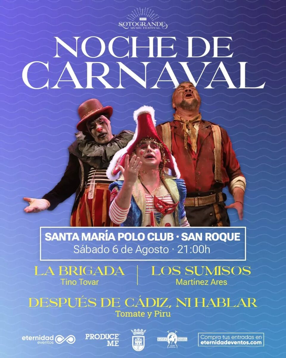 Noche de Carnaval en Santa María Polo Club Sotogrande