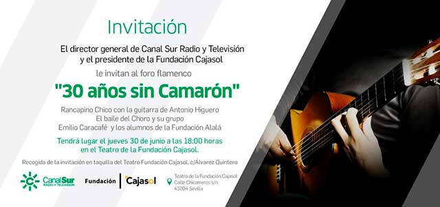 Concierto 30 años sin Camarón en Cajasol Sevilla 2022