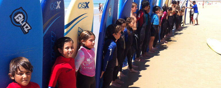 Curso de Surf Ninos 5 dias Zahara Surf 768x307