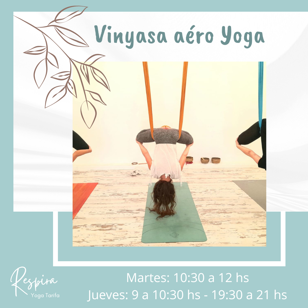 Vinyasa aeroyoga en Respira Yoga Tarifa