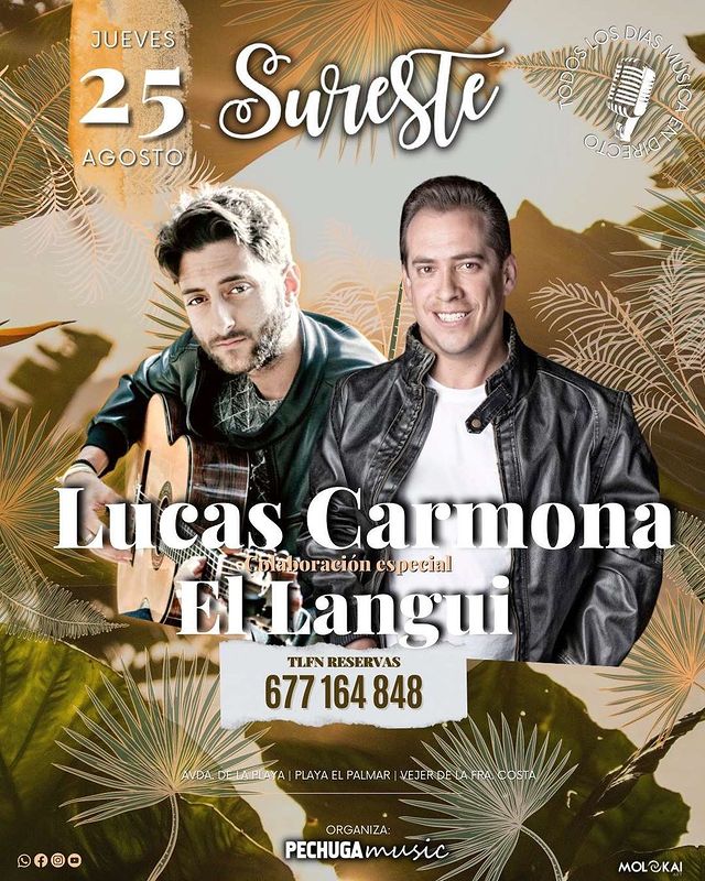 Actuación de Lucas Carmona + El Langui en Sureste El Palmar