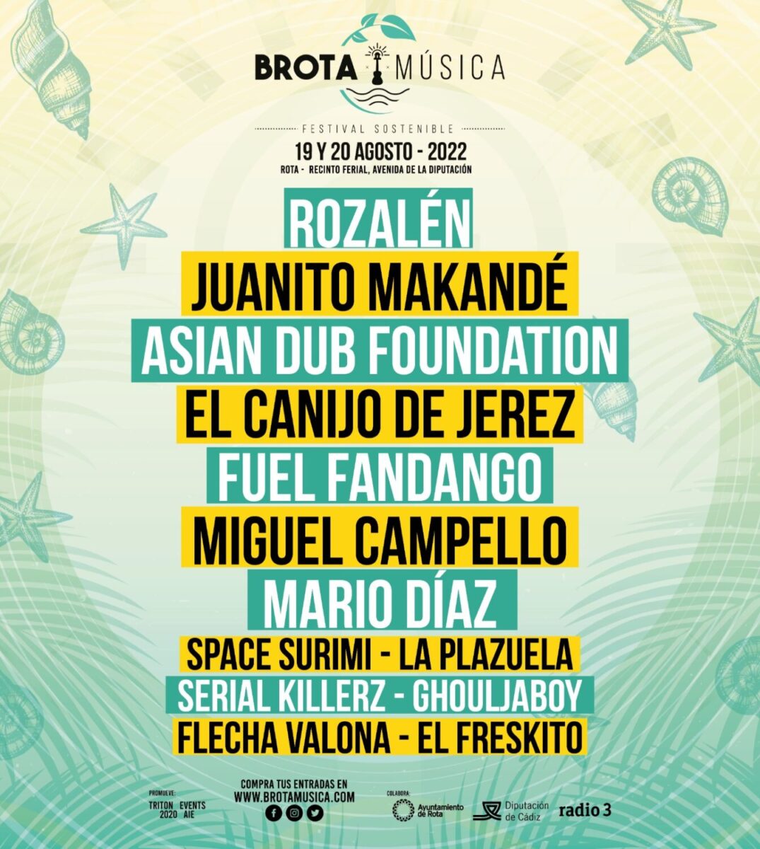 Brota Música 2022 Festival Sostenible en Rota