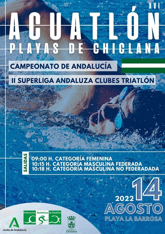 El XVI Acuatlón Playas de Chiclana se celebra este domingo
