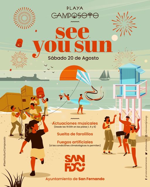 Fiesta 'See you sun' en Playa de Camposoto - San Fernando