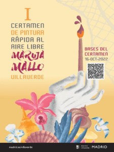 1er Certamen de Pintura Rápida al Aire Libre 'Maruja Mallo' | Villaverde | 16/10/2022 | Cartel
