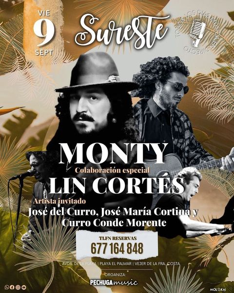 Actuación de Monty + Lin Cortés en Sureste El Palmar