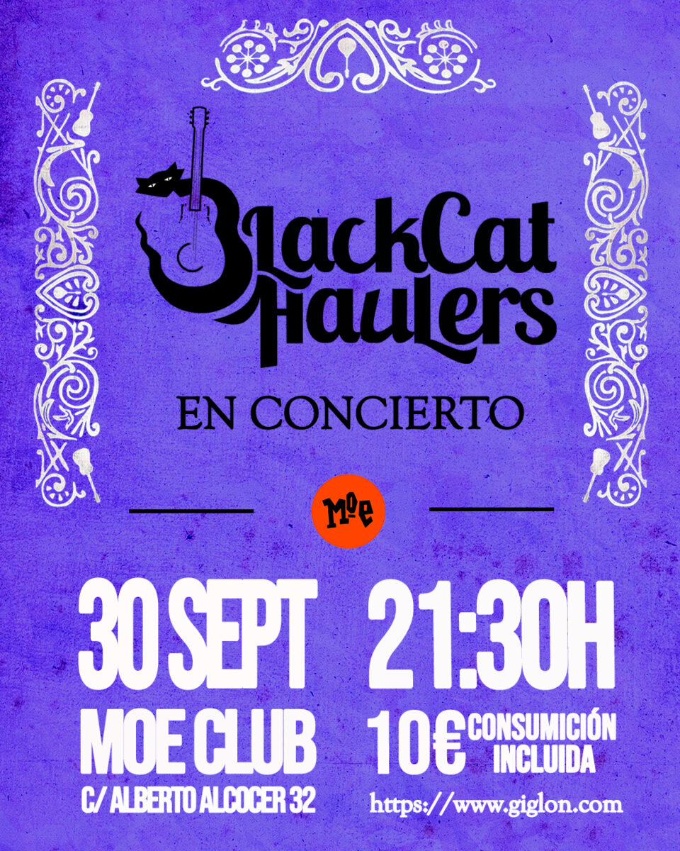 Concierto de The Blackcat Haulers en Moe Club Madrid