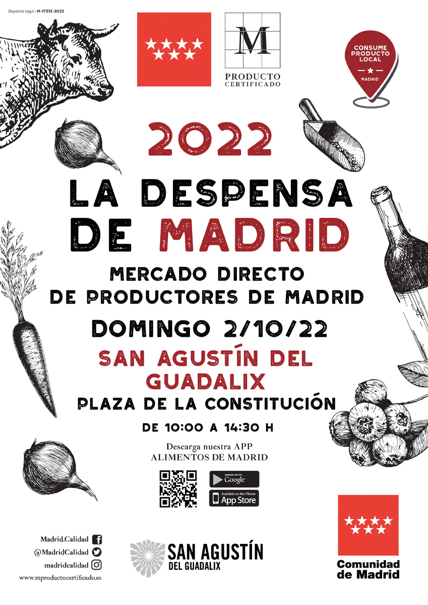 Despensa de Madrid - Mercado Itinerante de Alimentos de Madrid 2022 en San Agustín de Guadalix