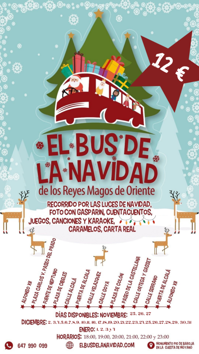 El Bus de la Navidad 2022 en Madrid