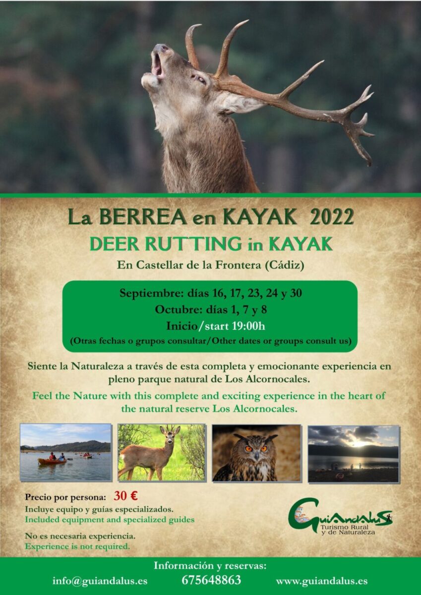 La Berrea en Kayak 2022 en Castellar de la Frontera