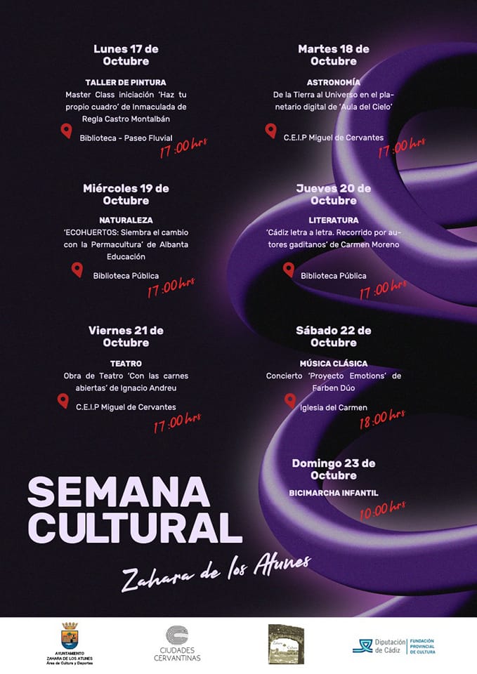 Semana Cultural de Zahara de los Atunes Oct 2022