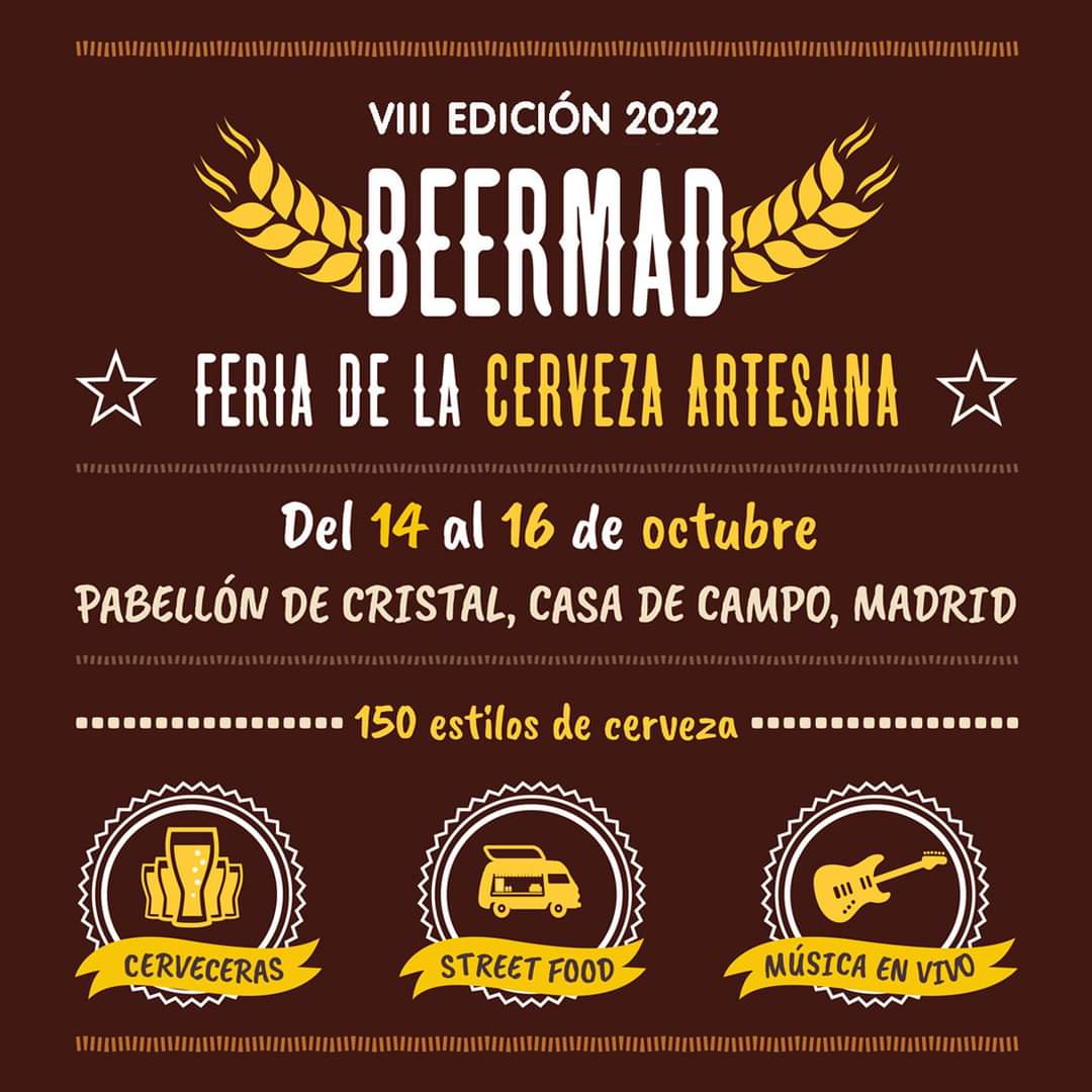 VIII Beermad Mercado de la Cerveza Artesana 2022 en la Casa de Campo de Madrid