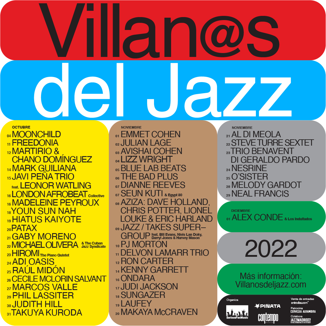Villanos Del Jazz 2022 Madrid