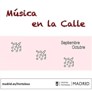 Música en la calle: conciertos en los parques de Hortaleza | 07-08/10/2022 | Cartel