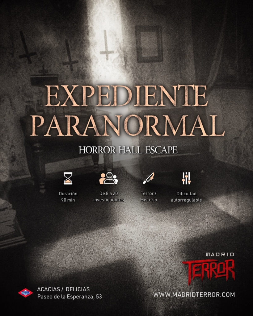 Expediente Paranormal - Escape room especial Halloween en Madrid Terror