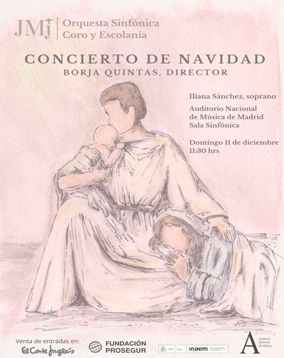 Concierto de Navidad Orquesta Sinfónica, Coro y Escolanía JMJ en Auditorio Nacional de Música de Madrid