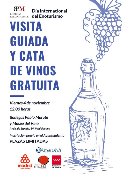 Visita Guiada y cata de Vinos Gratuita en Valdelaguna Madrid