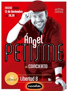 Ángel Petisme | 'Cierzo. 25 aniversario' | Concierto 12/11/2022 | Libertad 8 | Cartel