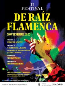 De Raíz Flamenca 2022 | San Blas-Canillejas | 11-20/11/2022 | Cartel