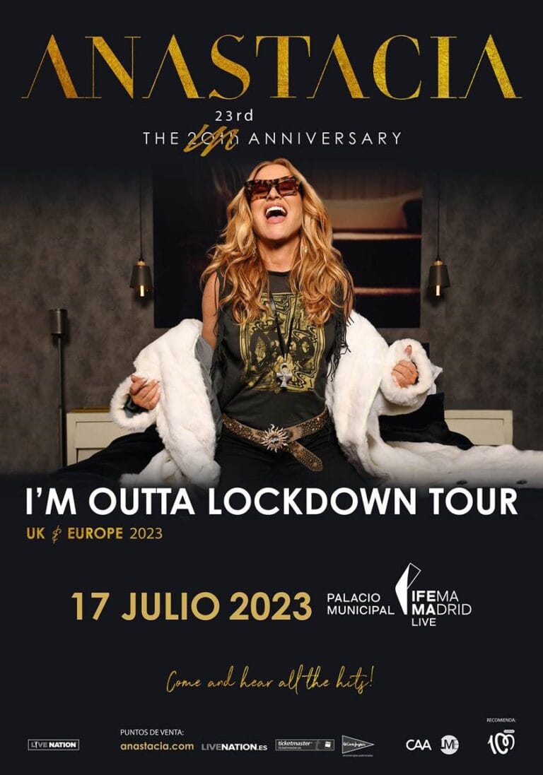 Concierto Anastacia Im Outta Lockdown The 23rd Anniversary en Ifema Madrid 1 768x1097