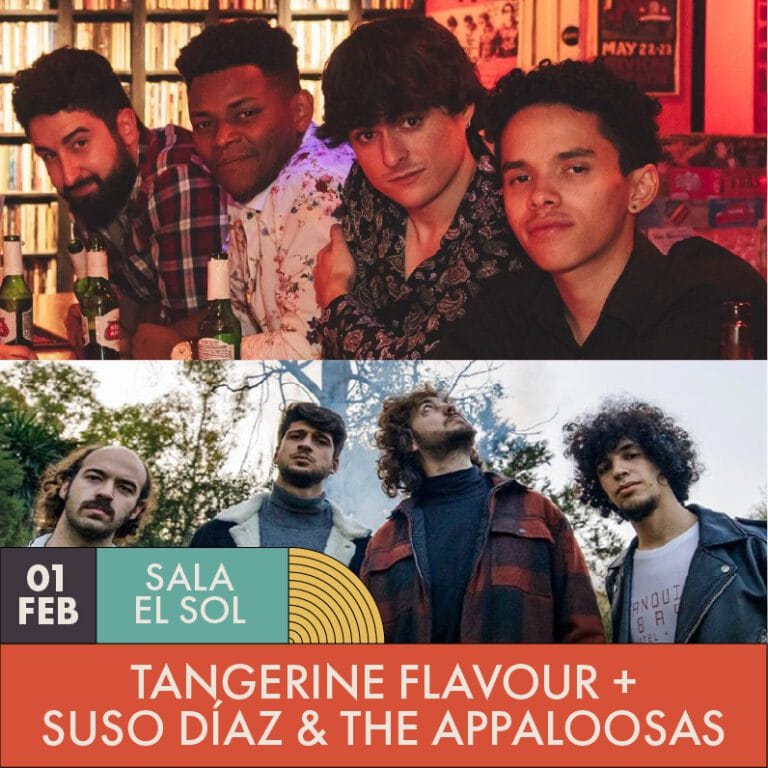 Concierto Tangerine Flavour Suso Diaz The Appaloosas en Sala El Sol – Inverfest 2023 768x768