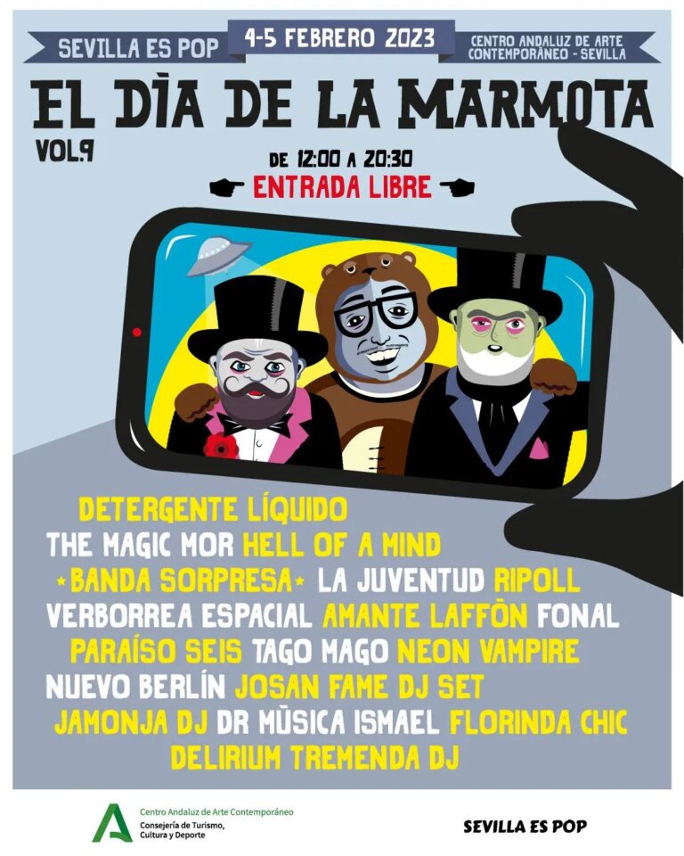 El Dia De La Marmota 2023 IX Festival invernal de musica alternativa en Centro Andaluz de Arte Contemporaneo de Sevilla 1 768x960