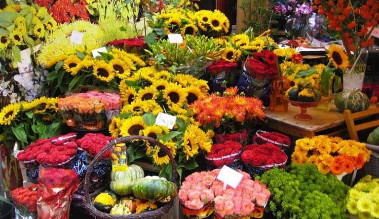 El Mercado de Flores en el jardin de la iglesia de San Lucas 768x444