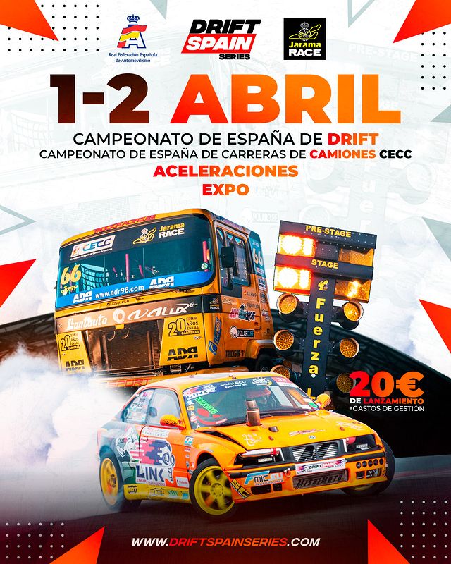 IV Campeonato de España de Carreras de Camiones y Campeonato de España de  Drift en el Circuito de Madrid Jarama – RACE – Exposiciones en San  Sebastián de los Reyes, Madrid, España –