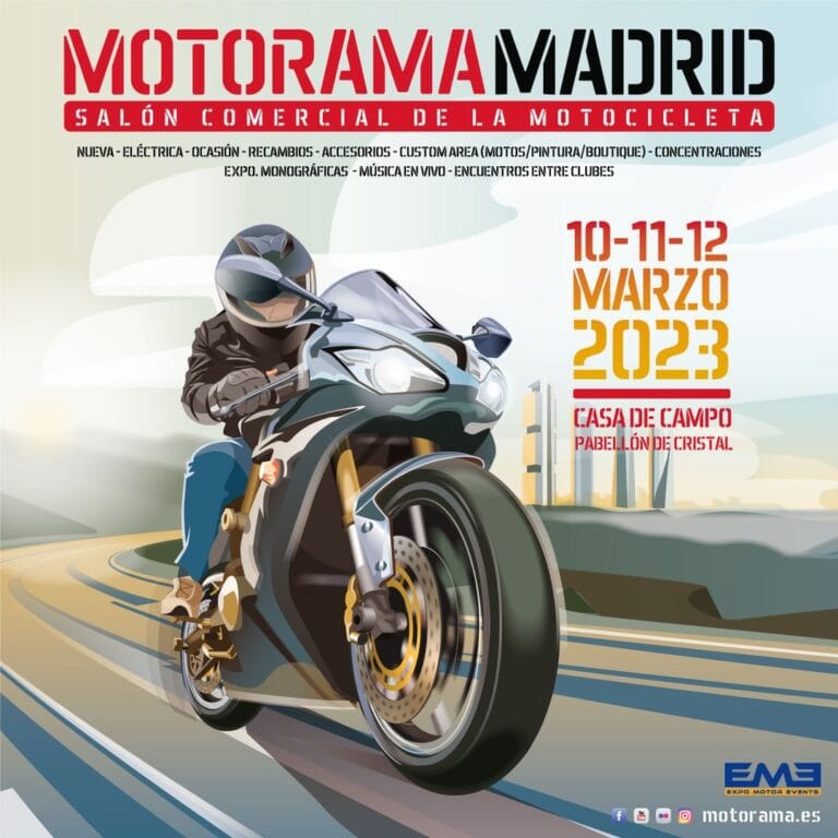 Motorama Madrid 2023 Salon comercial de la moto en la Casa de Campo 768x768