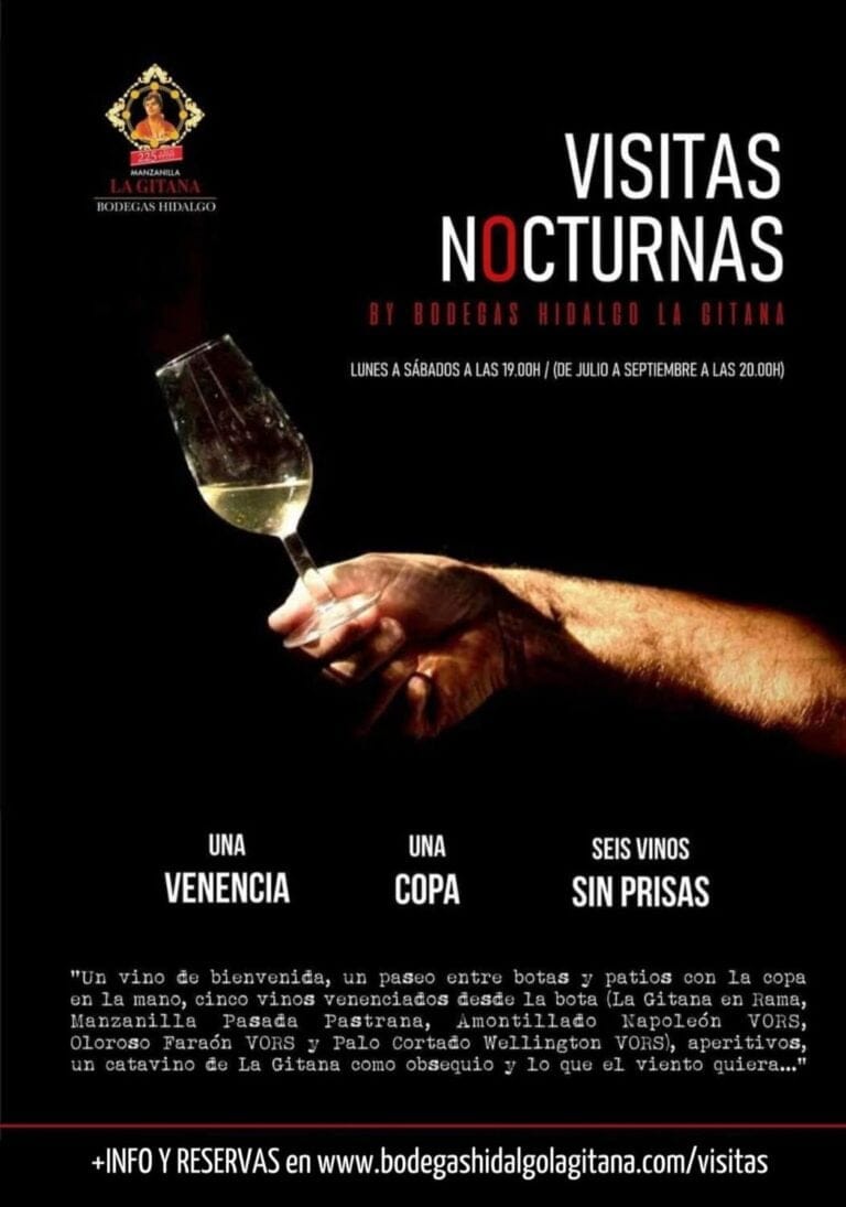 Visita nocturna y cata en Bodegas Hidalgo La Gitana 768x1095