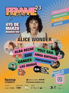 FEMME Creators 23 | Madrid Rí0 | 4-5/03/2023 | Cartel