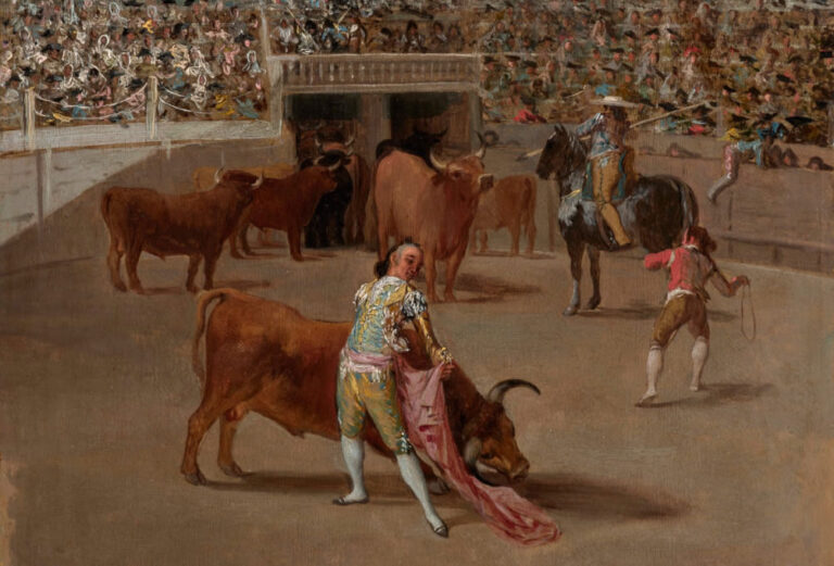 'Pase de capa', de Francisco de Goya 'Pase de capa', de Francisco de Goya