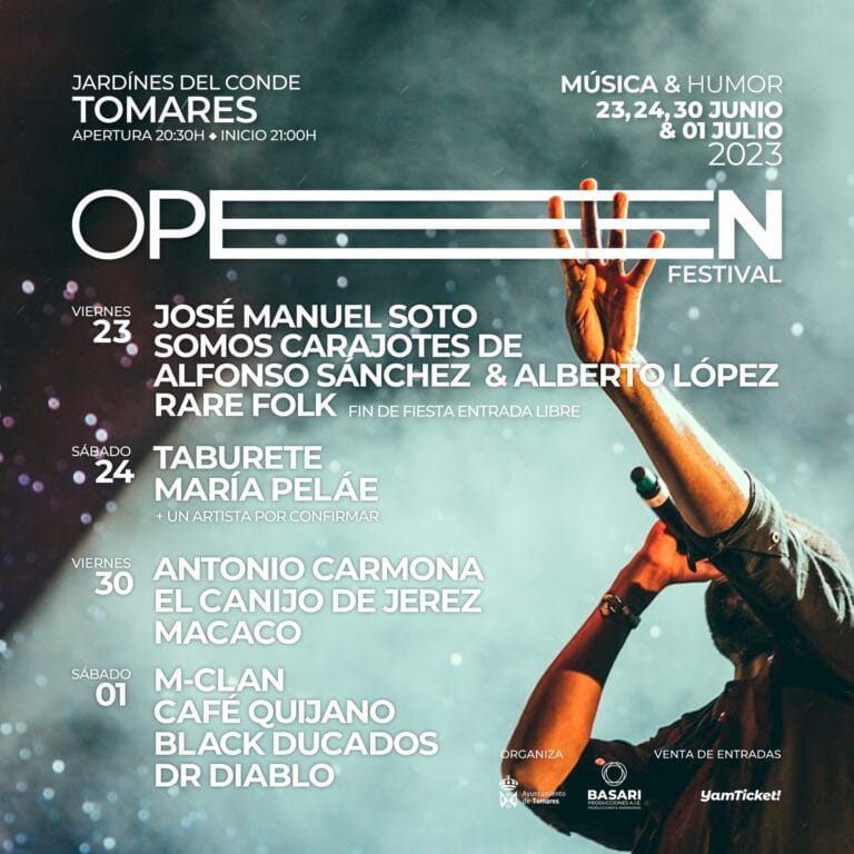 Open Festival 2023 Jardines del Conde Tomares 768x768